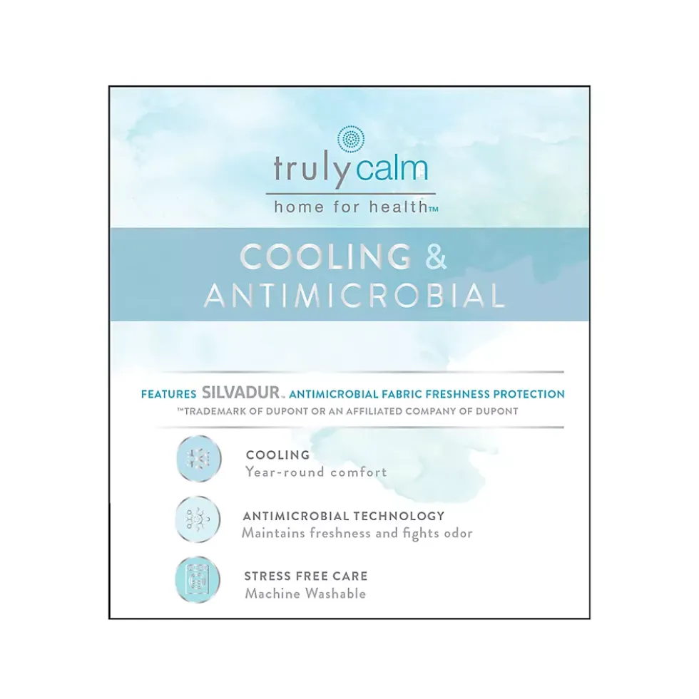 Truly Calm Silver Cool Cotton Duvet Cover Set