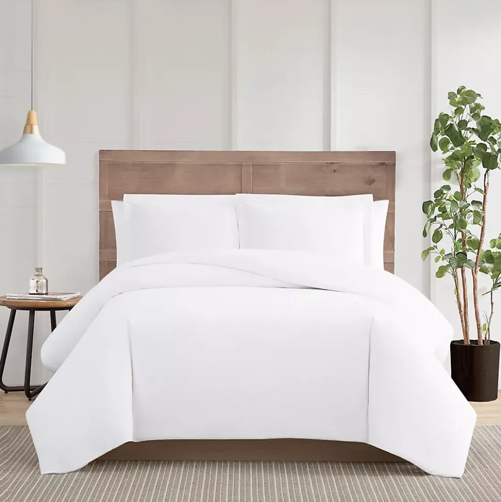 Truly Calm Silver Cool Cotton Duvet Cover Set