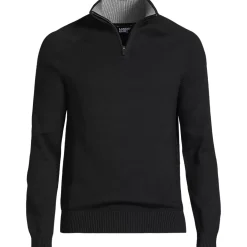 Unisex Big Cotton Modal Quarter Zip Sweater