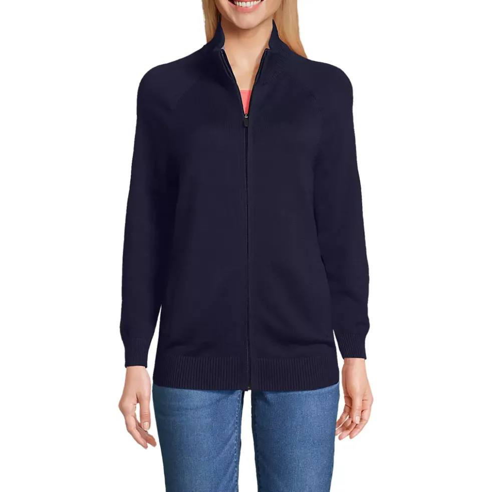 Unisex Cotton Modal Full Zip Sweater Jacket