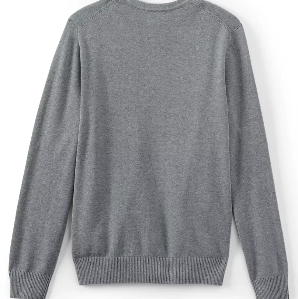Unisex Cotton Modal Vneck Pullover Sweater