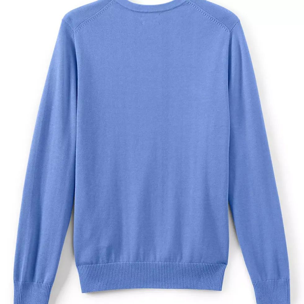 Unisex Cotton Modal Vneck Pullover Sweater