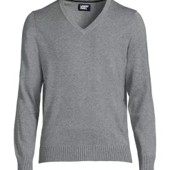 Unisex Cotton Modal Vneck Pullover Sweater