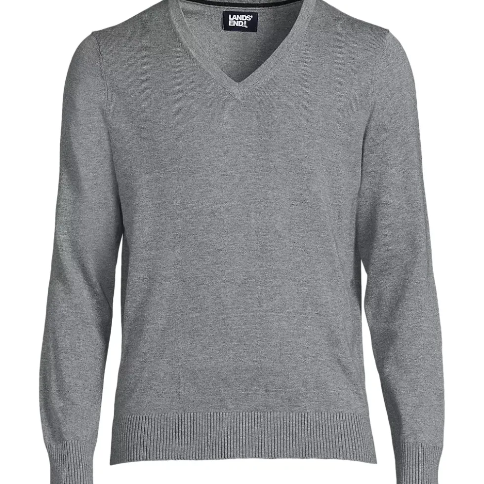 Unisex Cotton Modal Vneck Pullover Sweater