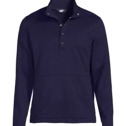Unisex Grid Tech Snapneck Pullover Shirt