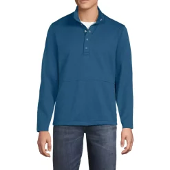 Unisex Grid Tech Snapneck Pullover Shirt
