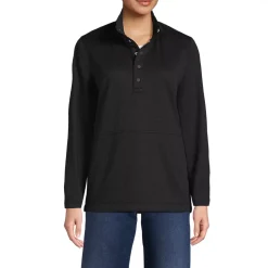 Unisex Grid Tech Snapneck Pullover Shirt