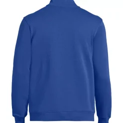 Unisex Long Sleeve Quarter Zip Mock Neck Sweatshirt