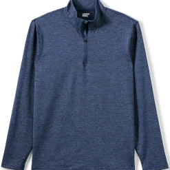 Unisex Rapid Dry Space Dye Quarter Zip Pullover Shirt