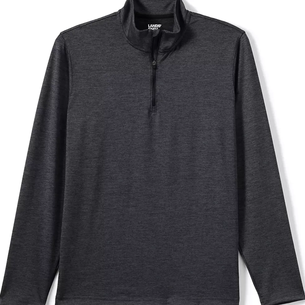 Unisex Rapid Dry Space Dye Quarter Zip Pullover Shirt