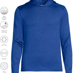 Unisex Rapid Dry Sun Protection Popover Hoodie