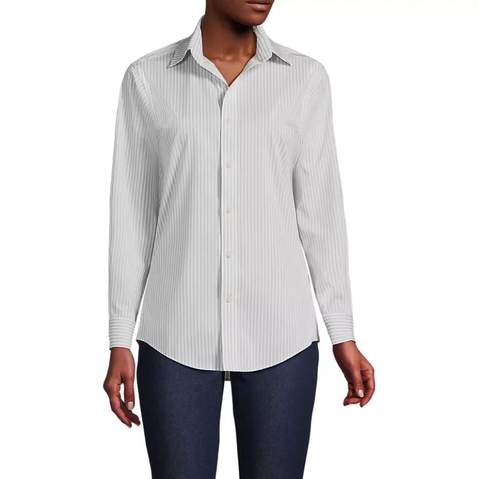 Unisex Short Coolmax Long Sleeve Button Front Shirt