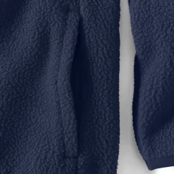 Unisex Snap Neck Fleece Pullover