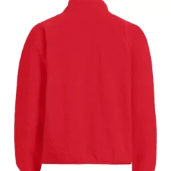 Unisex Snap Neck Fleece Pullover