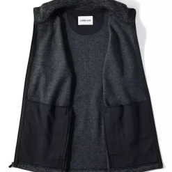 Unisex Sweater Fleece Zip Front Vest