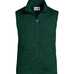 Unisex Sweater Fleece Zip Front Vest