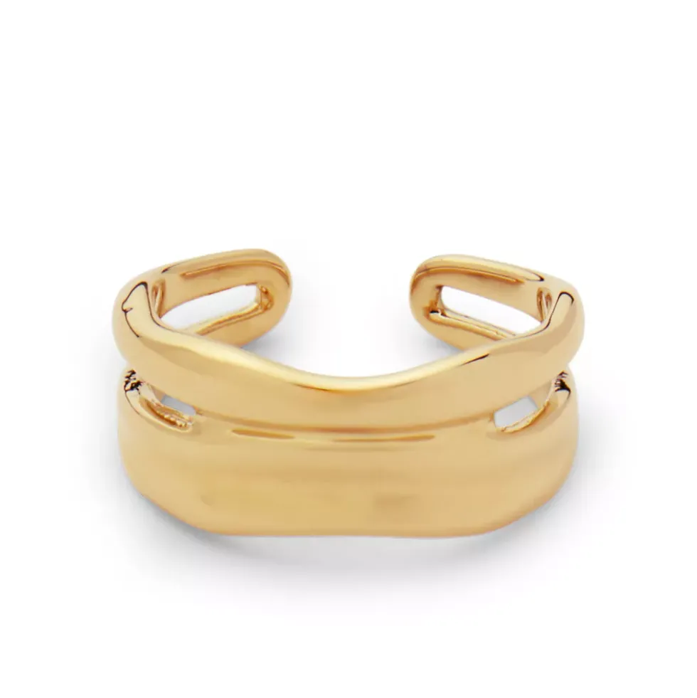 Water-Resistant Adjustable Illusion Stack Ring