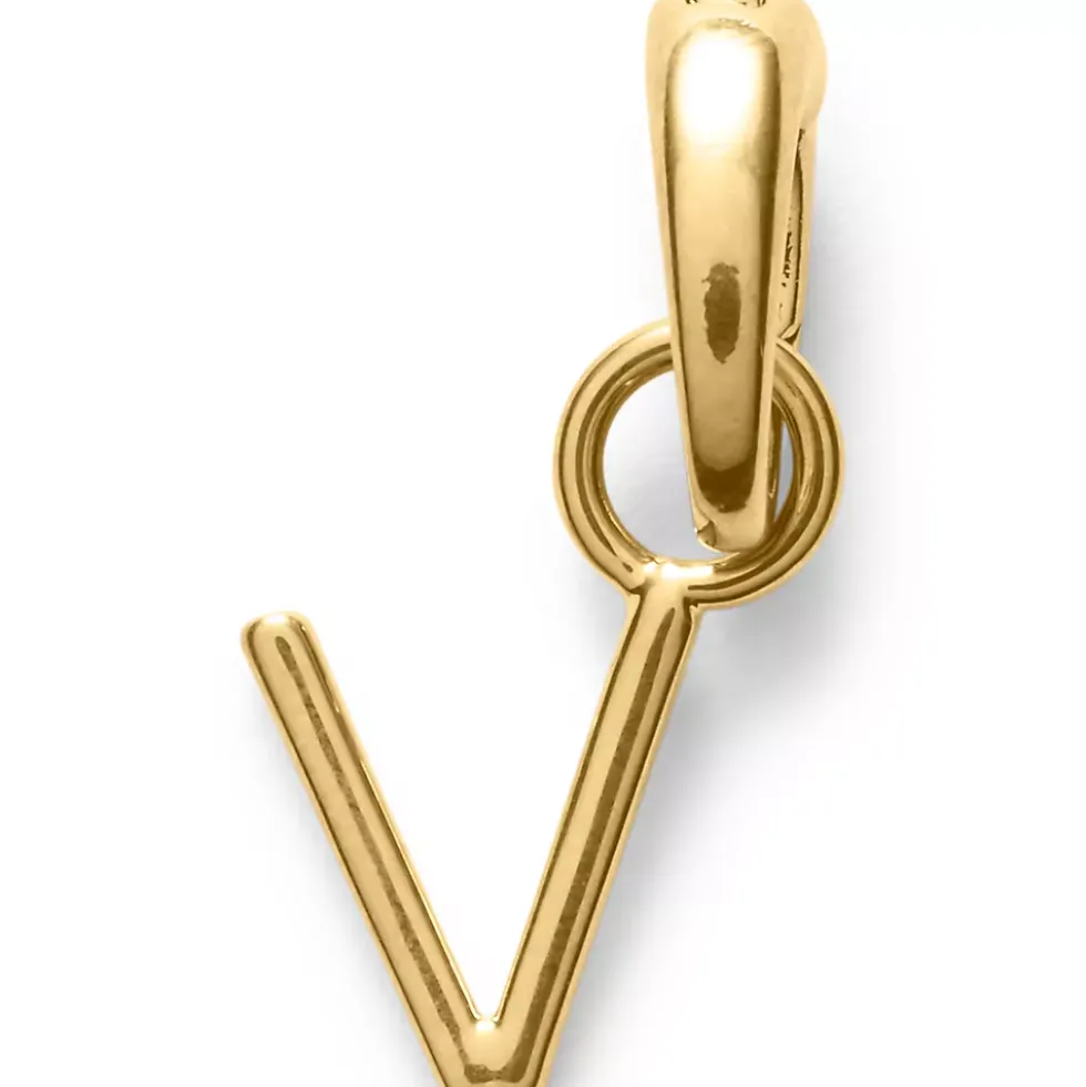 Water-Resistant Letter Charm