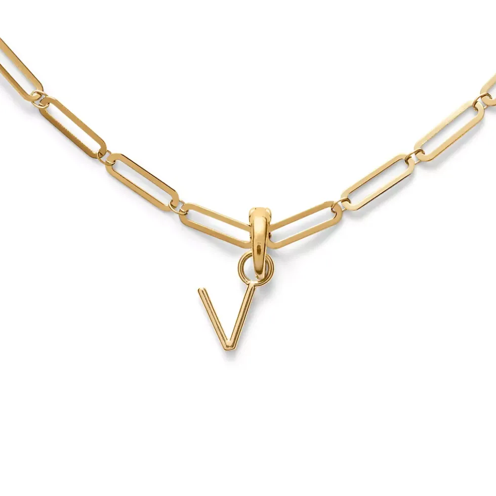 Water-Resistant Letter Charm