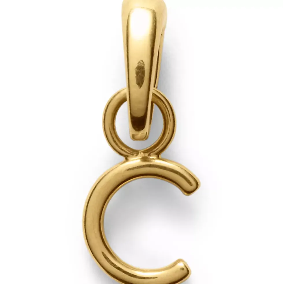 Water-Resistant Letter Charm