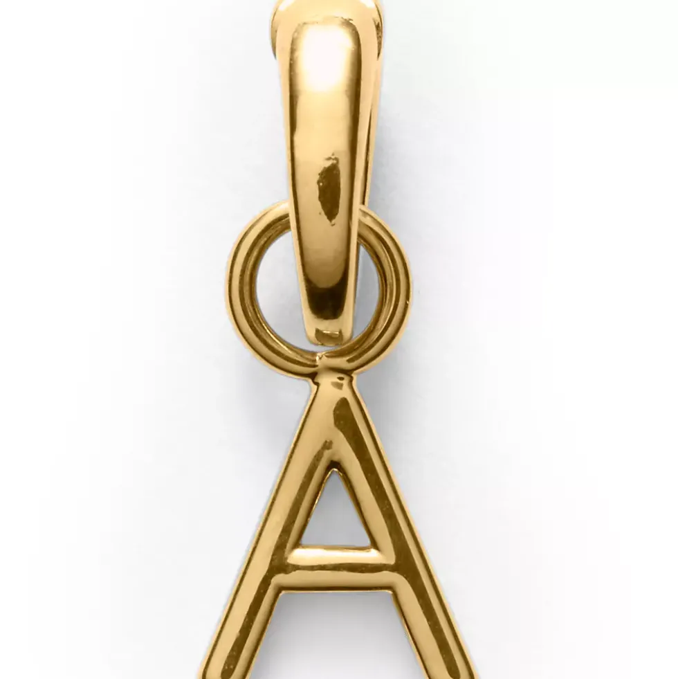 Water-Resistant Letter Charm