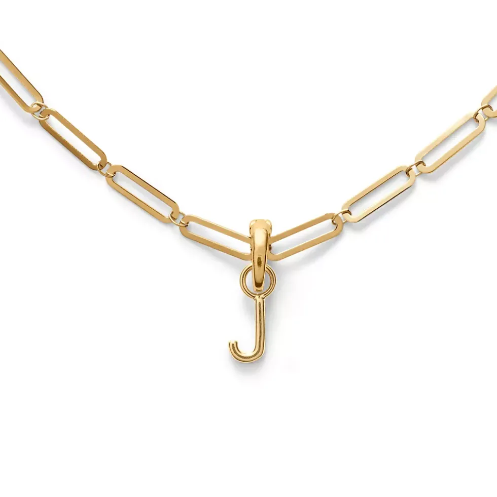 Water-Resistant Letter Charm