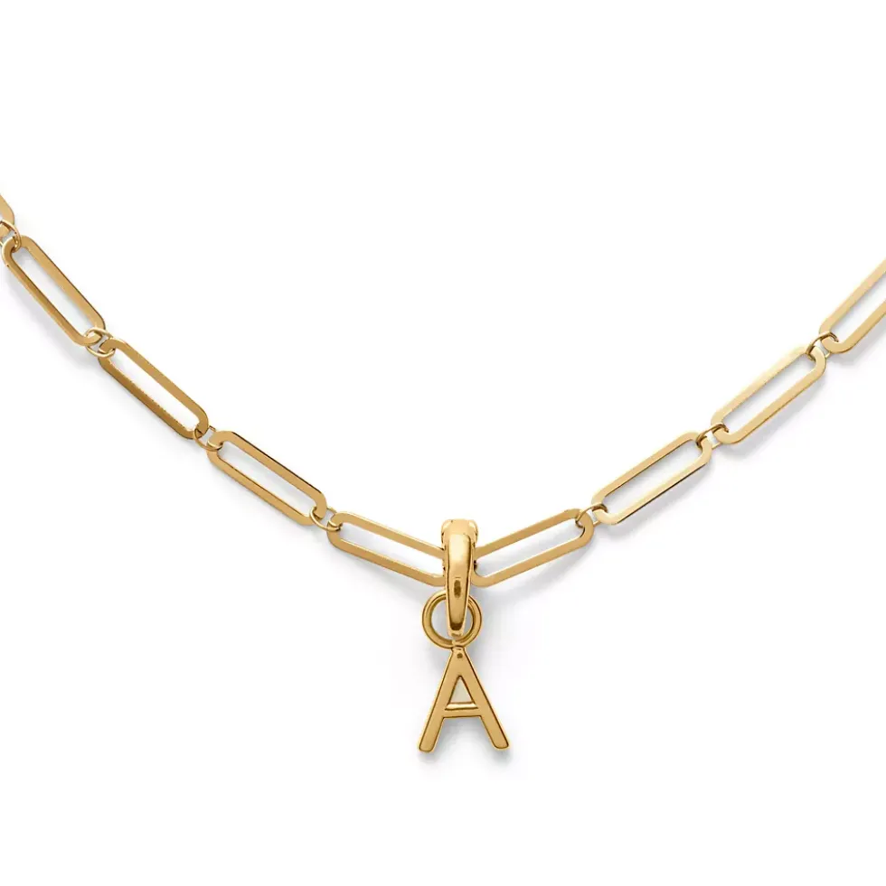Water-Resistant Letter Charm