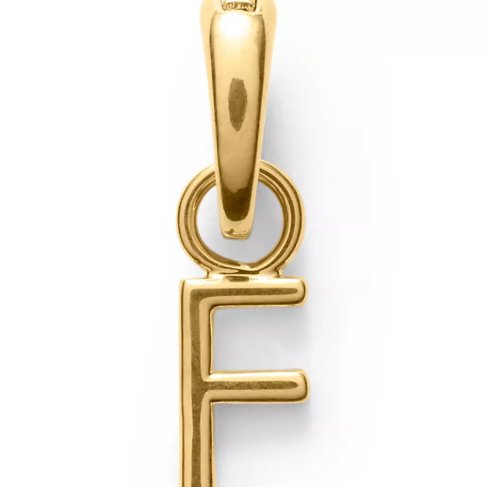 Water-Resistant Letter Charm