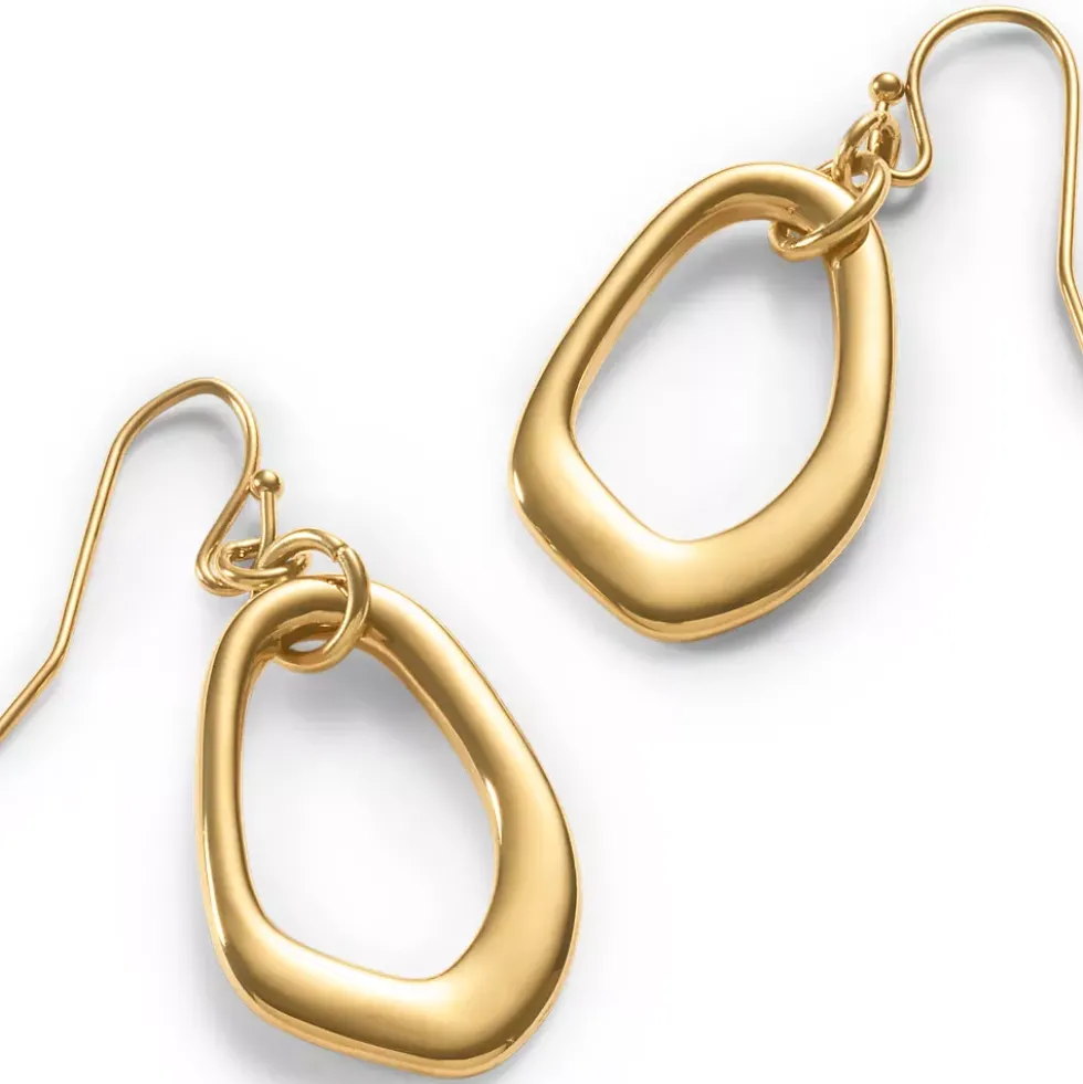 Water-Resistant Wire Drop Earrings
