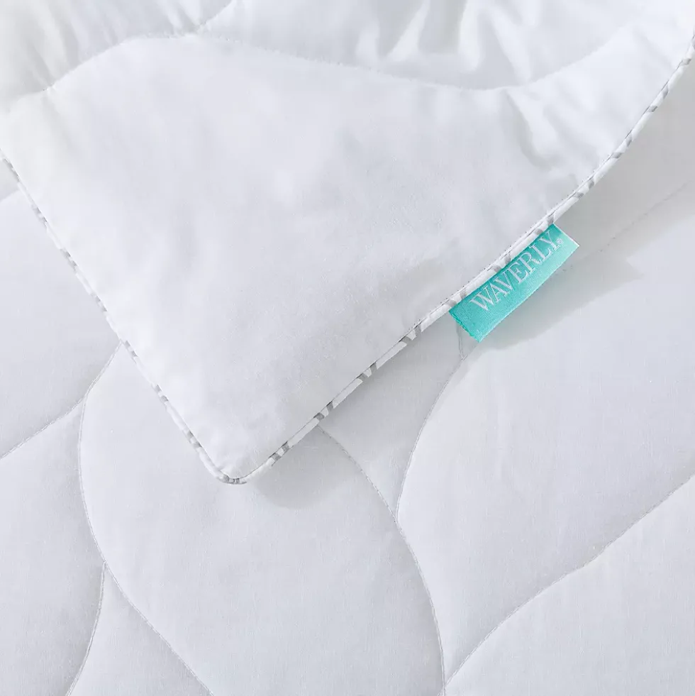 Waverly Antimicrobial Cotton White Duck Down and Feather Bed Blanket