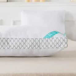 Waverly Antimicrobial 180 Thread Count Cotton Down Alternative Gusseted Bed Pillow