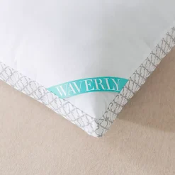 Waverly Antimicrobial 180 Thread Count Cotton Down Alternative Gusseted Bed Pillow
