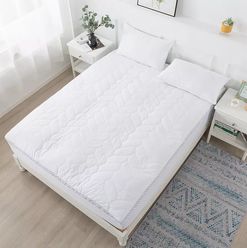Waverly Cotton Quilted Dual Chamber Down Alternative and Duck Feather Mattress Topper
