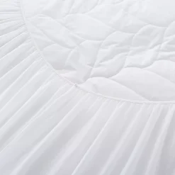 Waverly Cotton Quilted Dual Chamber Down Alternative and Duck Feather Mattress Topper