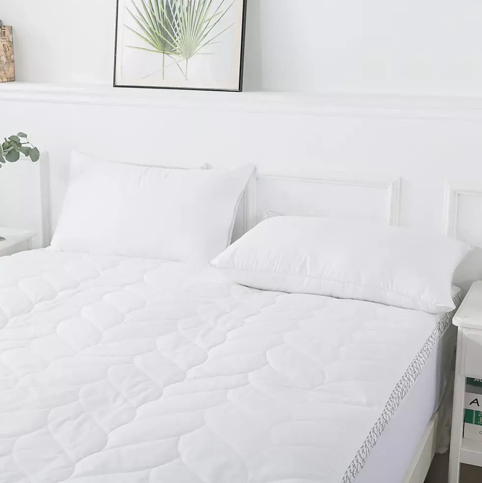 Waverly Cotton Quilted Dual Chamber Down Alternative and Duck Feather Mattress Topper