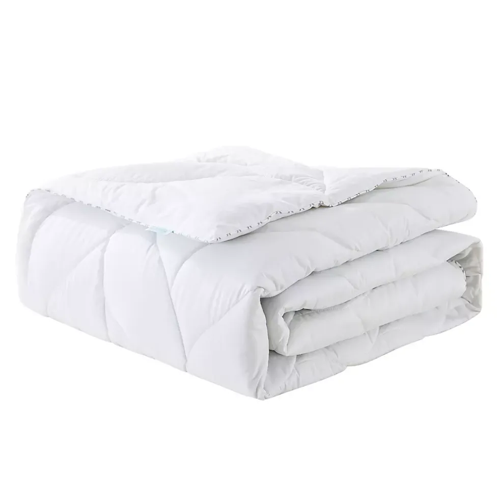 Waverly Cotton White Duck Down and Feather Comforter