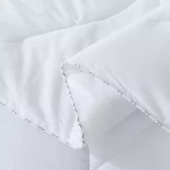 Waverly Cotton White Duck Down and Feather Comforter