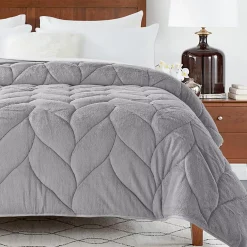 Waverly Cozy Reversible Down Alternative Fleece Comforter