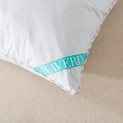 Waverly 300 Thread Count Cotton White Duck Down and Feather Bed Pillow