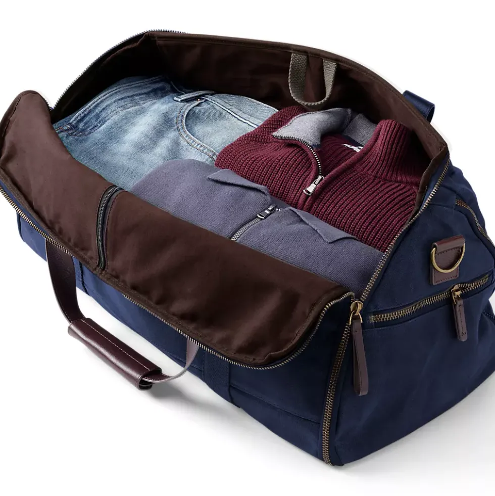 Waxed Canvas Convertible Garment Duffle