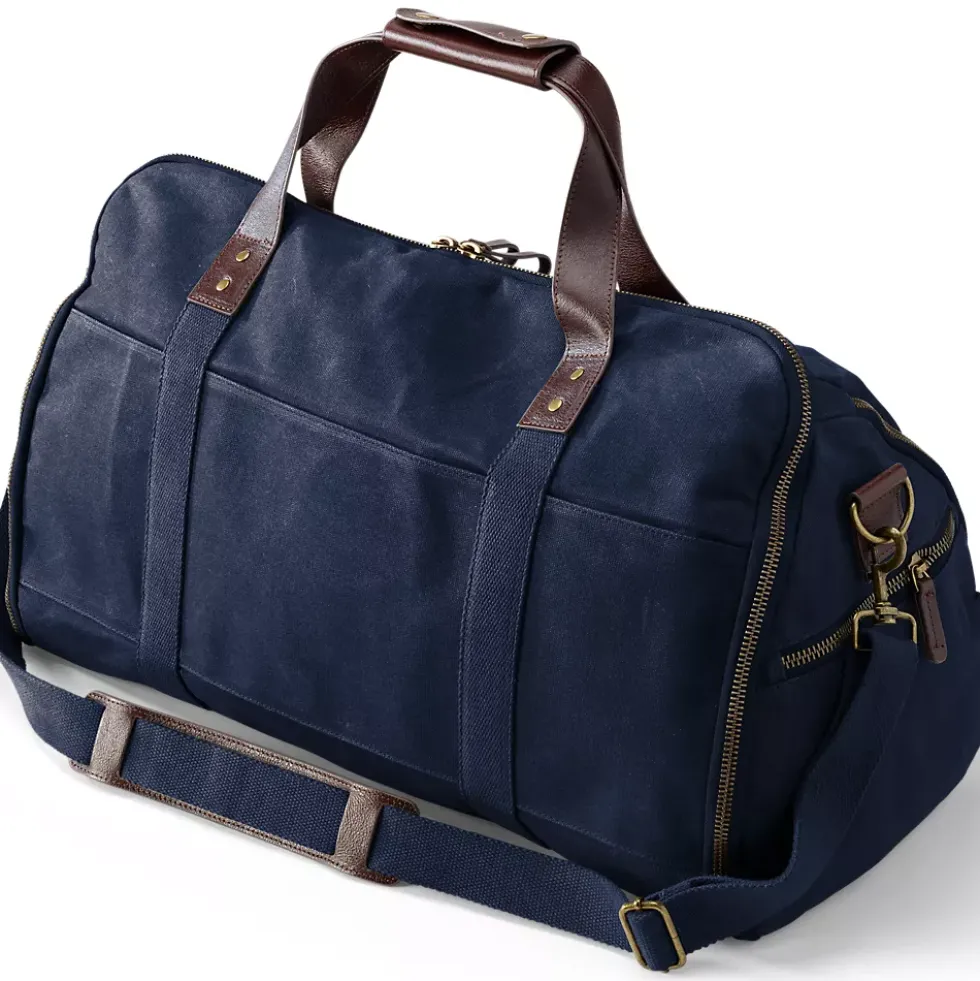 Waxed Canvas Convertible Garment Duffle