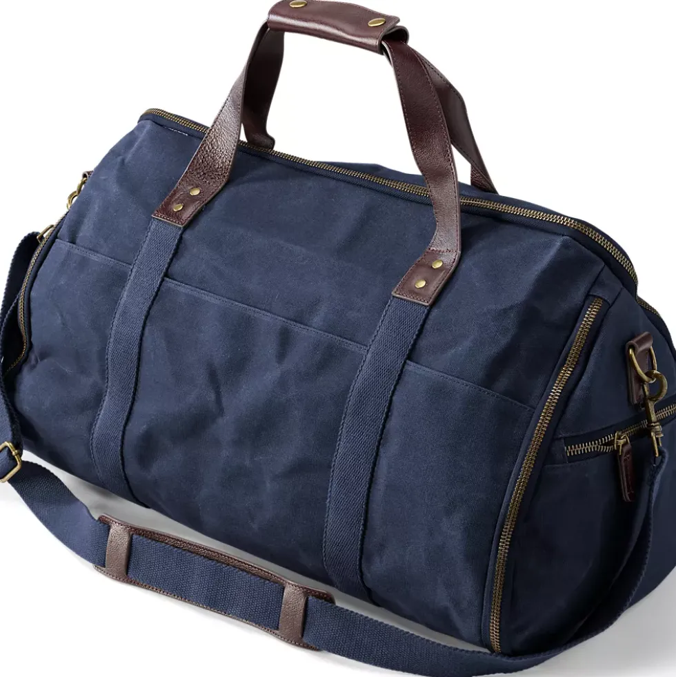 Waxed Canvas Convertible Garment Duffle