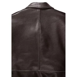 Willis and Geiger Leather Bomber Jacket