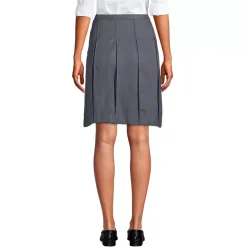 Women's Above the Knee Box Pleat Skirt
