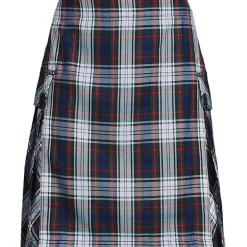 Women's Above the Knee Plaid Side Pleat Skort