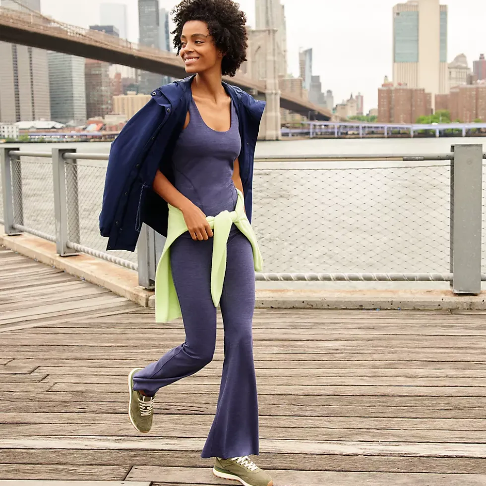 Women's Active Hi Impact High Rise Slim Flare Pants