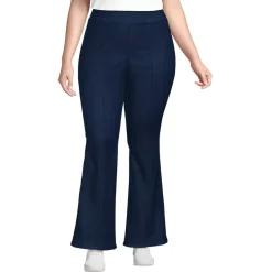 Women's Adaptive Lycra High Rise Pull On Flare Jeans