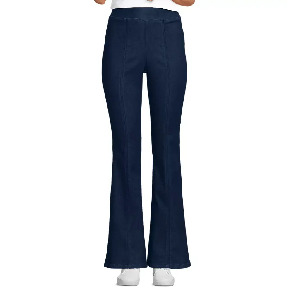 Women's Adaptive Lycra High Rise Pull On Flare Jeans