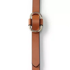 Women's Adjustable Skinny Leather Belt