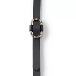 Women's Adjustable Skinny Leather Belt